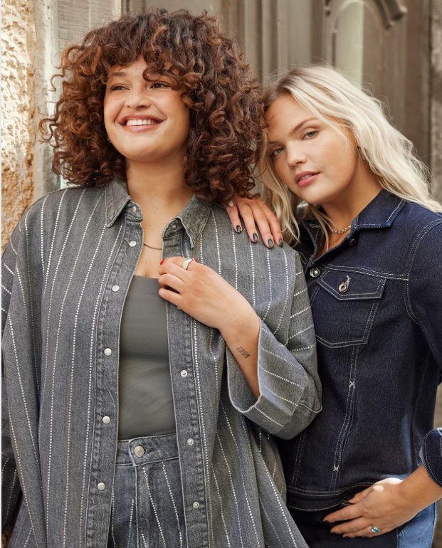 Look Rizada - tenue en jean grande taille